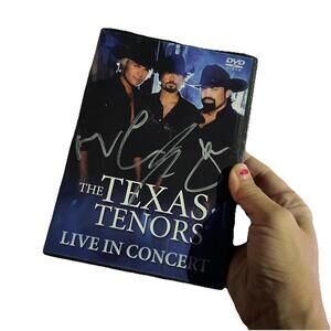 The Texas Tenors Live in Concert DVD Rare OOP 2012 Signed H75